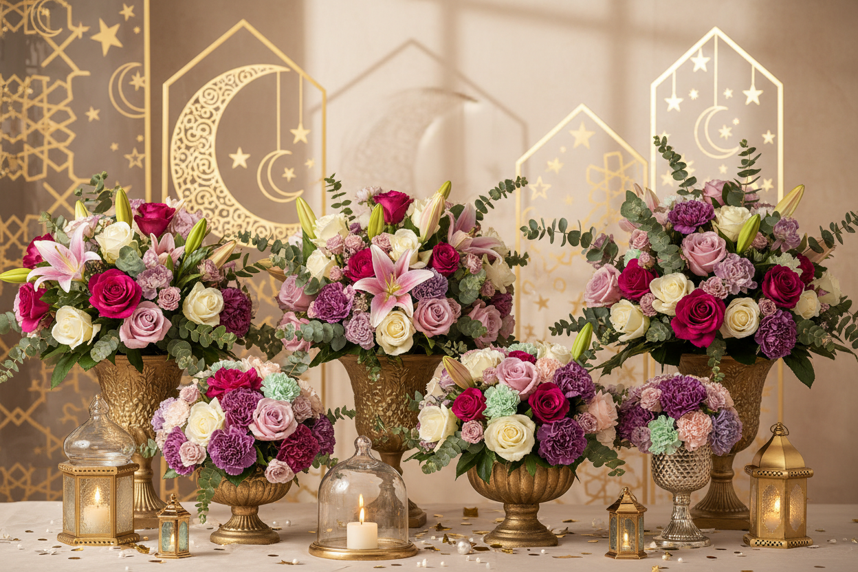 Eid Luxury Gifts Collection – Flowers, Balloons & Elegant Surprises