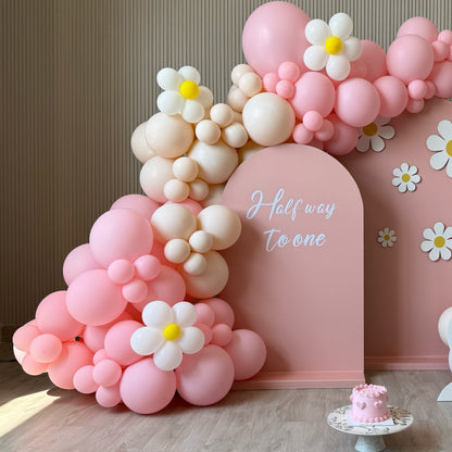 Halfway to One Balloon Garland & Backdrop Set