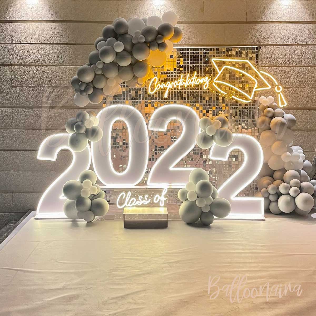 Silver Class of 2023 Graduation Setup