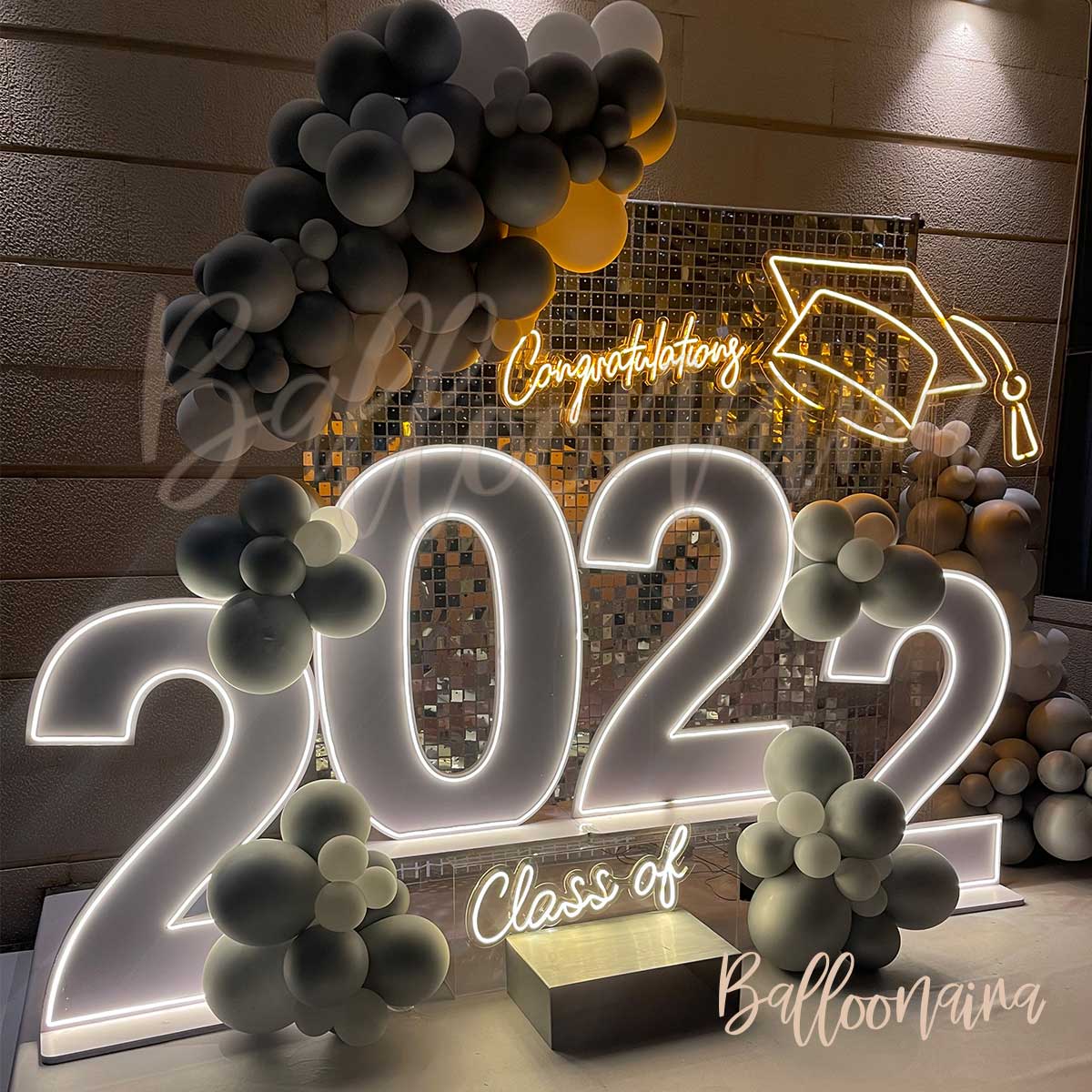 Silver Class of 2023 Graduation Setup