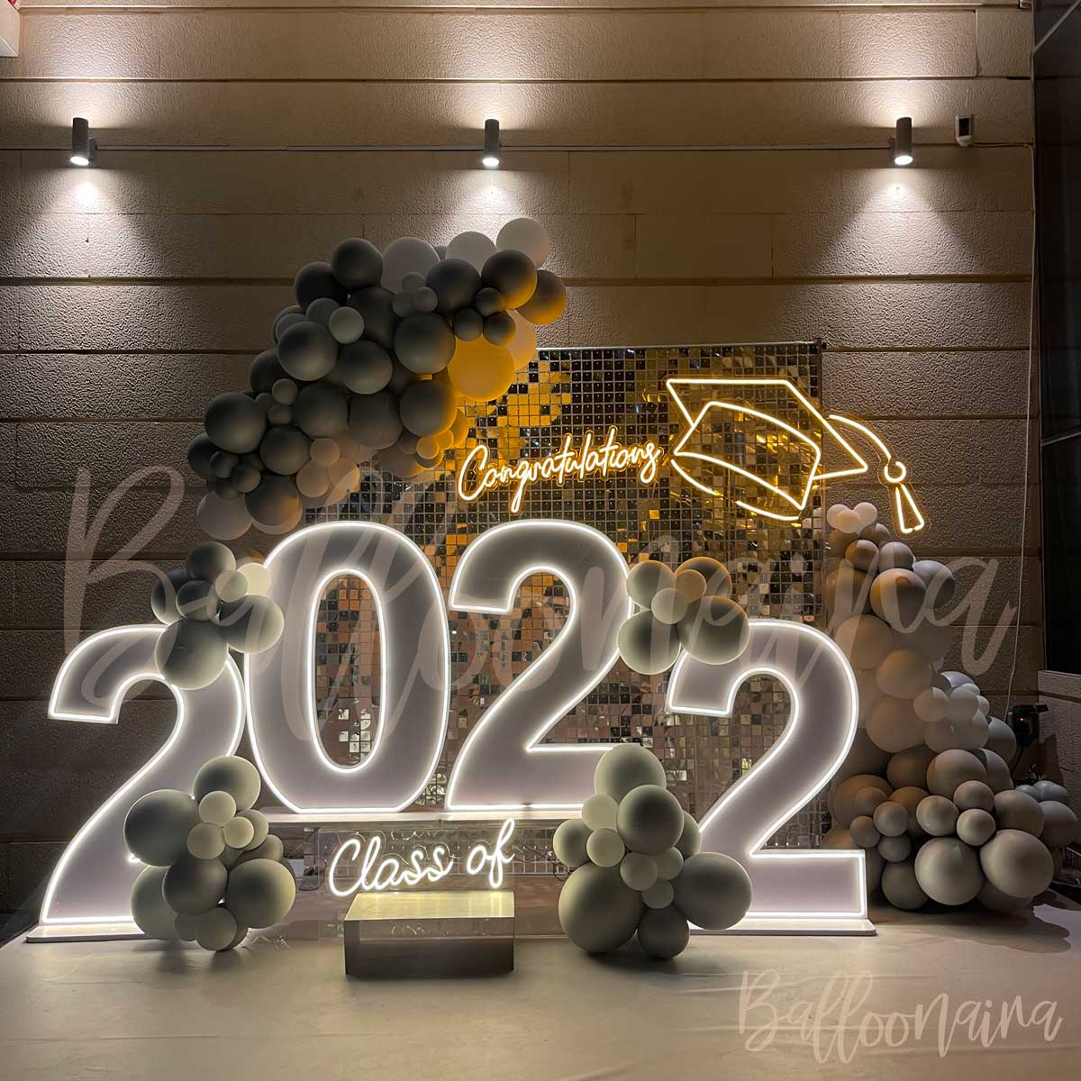 Silver Class of 2023 Graduation Setup