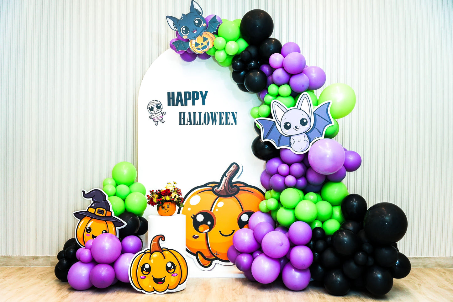 Halloween Themed Balloon Backdrop Set